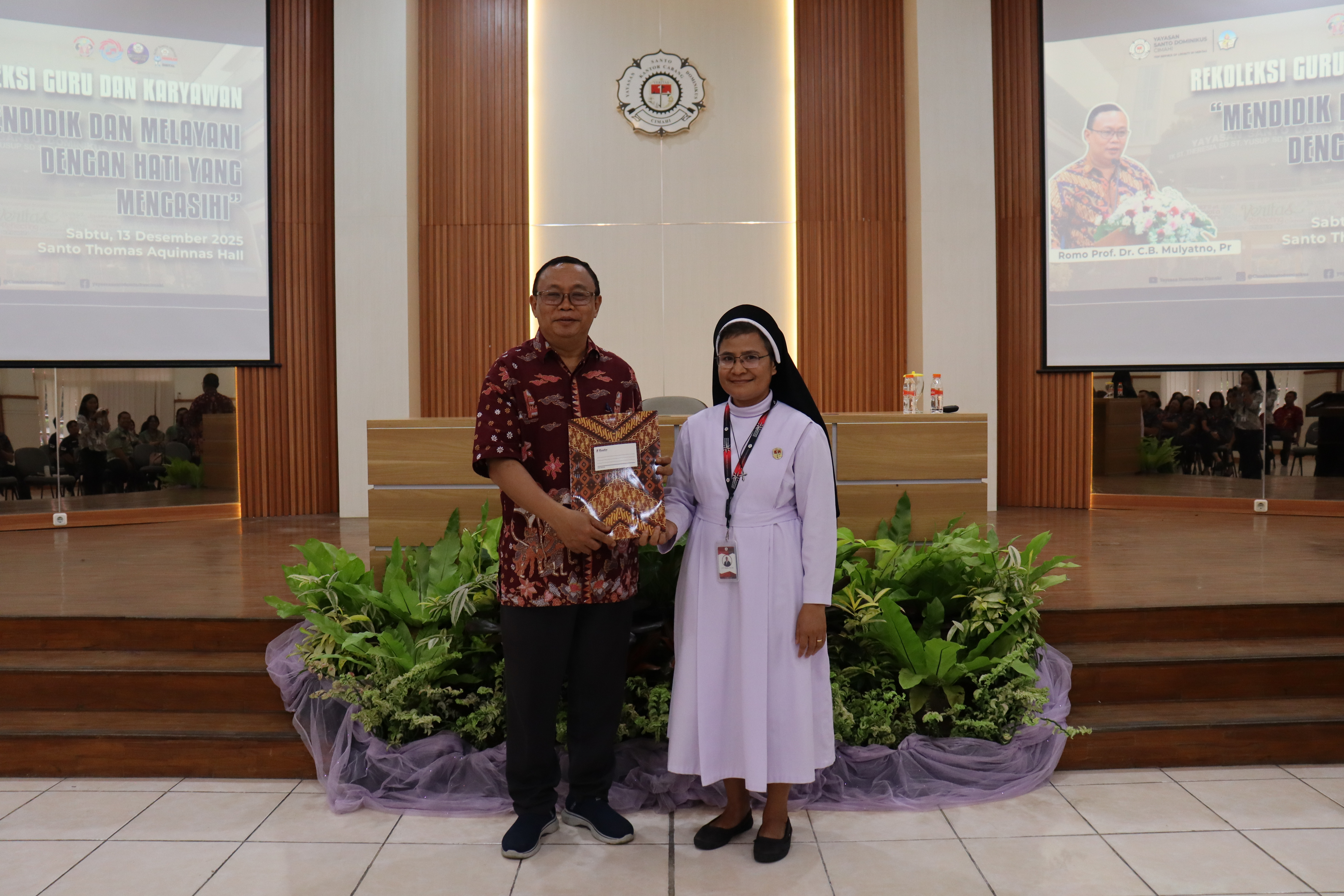 rekoleksi bersama romo prof. dr. c.b. mulyatno, pr