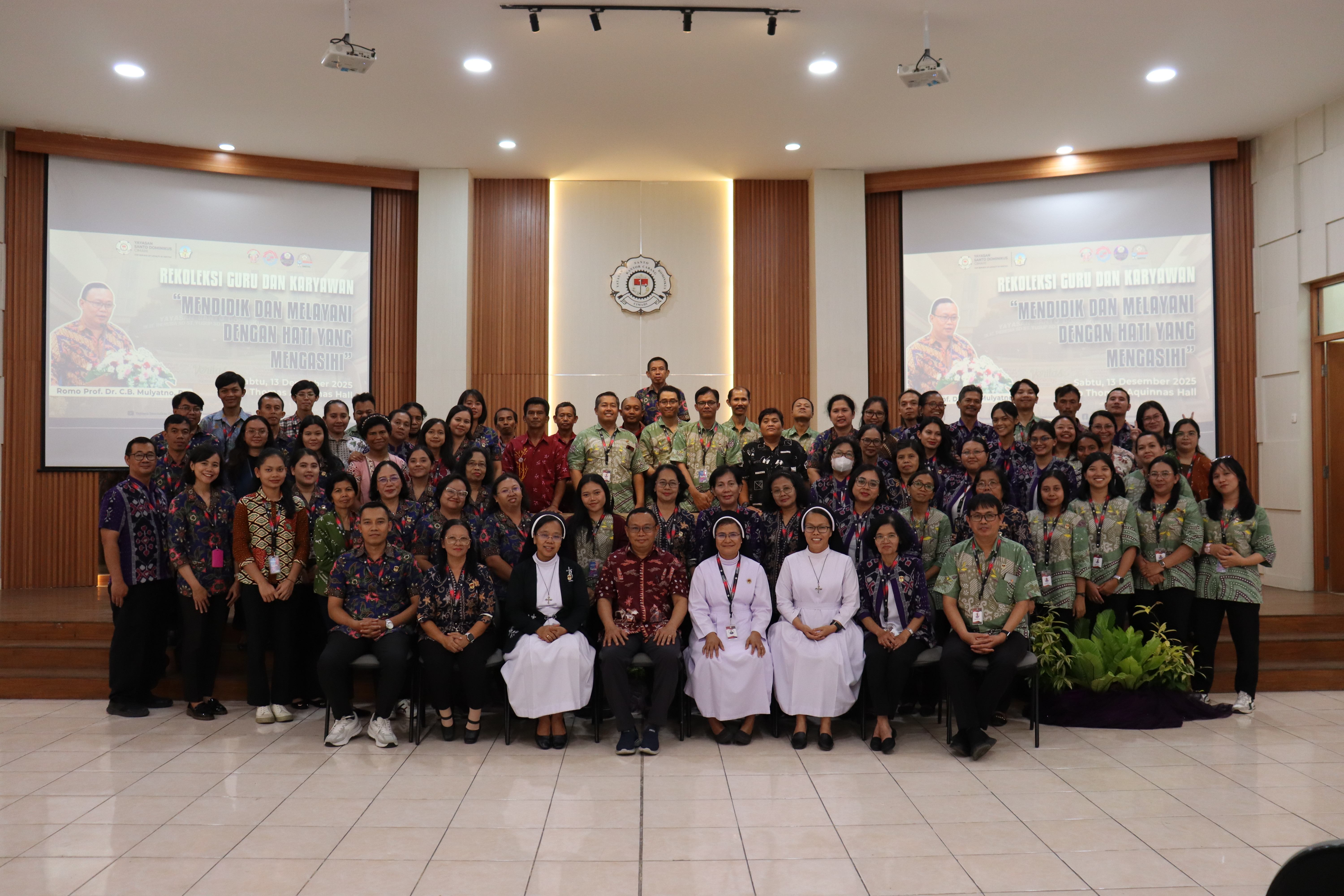 rekoleksi bersama romo prof. dr. c.b. mulyatno, pr